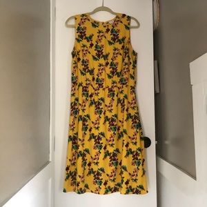 LAST CHANCE A New Day Dress Yellow Floral L